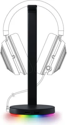 Produktbild von Base Station V2 Chroma (schwarz, USB, Klinke, RGB)