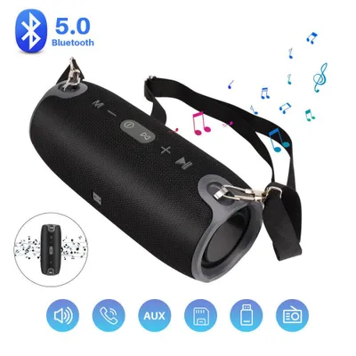 Produktbild von Wireless Bluetooth Lautsprecher Musikbox Tragbarer 40W Bluetooth Box Subwoofer, IPX7 wasserdicht, Robust, Perfekt für Zuhause, Draußen - BT-Verbindung