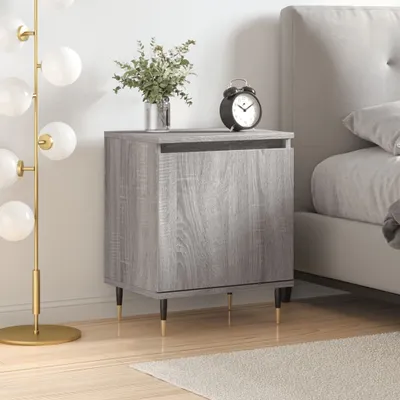 Obrázek produktu pro vidaXL Noční stolek Grey Sonoma 40x30x50 cm výrobek ze dřeva
