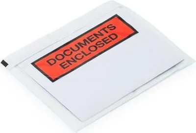 Zdjęcie produktu dla Koperta kurierska C4 - 500szt DOCUMENTS ENCLOSED