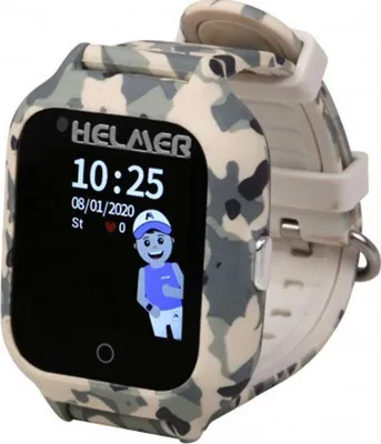 Produktbild von HELMER LK 710 4G Smartwatch für Kinder, grau