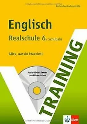 Produktbild von Training Englisch, Realschule 6. Schuljahr, m. Audio-CD