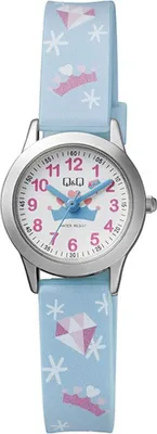 Produktbild von Q&Q Kinderuhr mit Kunststoffarmband, 3 bar