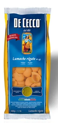 Produktbild von De Cecco Lumache rigate N°43 (1 x 500 g)