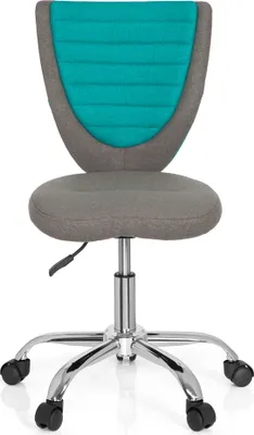Obrázok produktu pre hjh OFFICE detská otočná stolička KIDDY COMFORT stolová stolička pre deti výškovo nastaviteľná bez podrúčok látka
