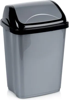 Immagine prodotto di Contenitore per rifiuti in plastica grigio 10 l