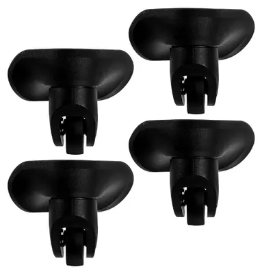 Produktbild von Ersatzrollen für Koffer, 2 Stück, Schwarz, aus ABS-Material, geräuschlos und schwenkbar