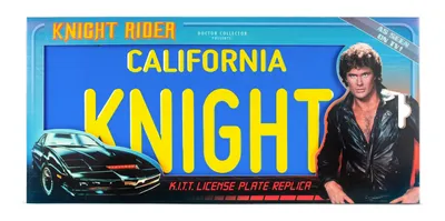 Produktbild von Knight Rider KITT Nummernschild