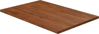 Produktbild von Waschtischplatte Dunkelbraun 60x40x1,5 cm Massivholz Behandelt