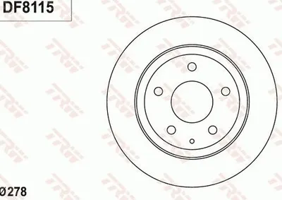 Zdjęcie produktu dla Tarcza Hamulcowa Mazda Tył 6 2,0-2,5 12-