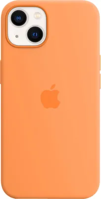 Produktbild von Apple iPhone 13 Hülle - Silikon - Soft Case, Backcover - Orange