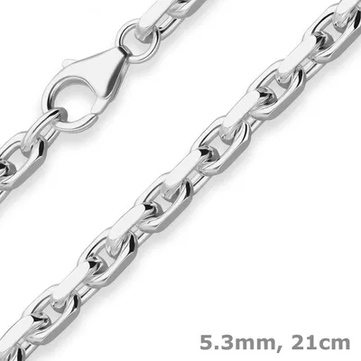 5-3mm-Armband-Ankerkette-diamantiert-aus-925-Silber-21cm
