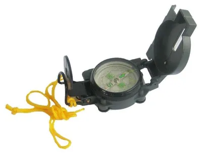 Produktbild von Militärischer Kompass Richmoral, Größe 80 x 57 mm, dunkelgrün - 8 cm