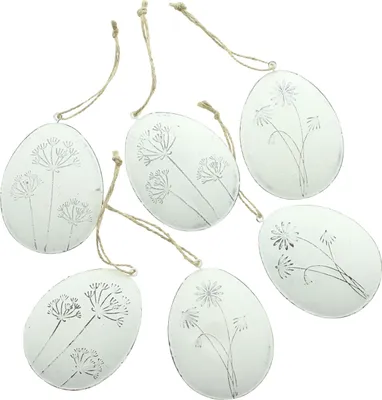 Produktbild von Hänger "Ei mit Blüten", 4er Set