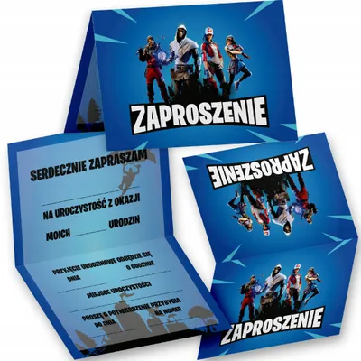 Obrázek produktu pro Narozeninova pozvanka - FORTNITE LAMA NA PRZYJĘCIE WIELE WZORÓW