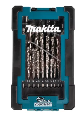 Image de Coffret 25 forets métal HSS-G MAKITA - D-67555
