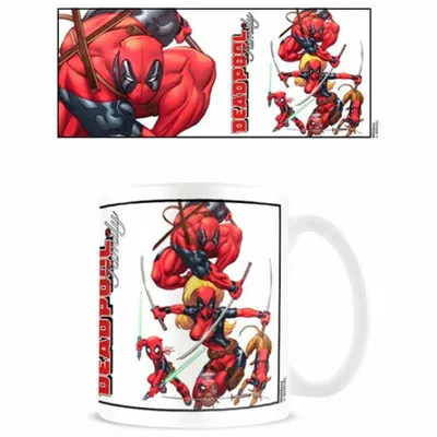 Image de Kubek Marvel Deadpool - PYRAMID, Oryginalny Produkt, Ergonomiczny, do Kawy i Herbaty