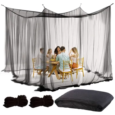 Immagine prodotto di Zanzariera da esterno 300x300x250 cm - Protezione dagli insetti per giardino e campeggio