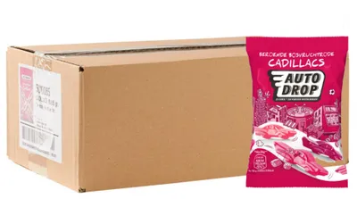 Obrázok produktu pre Cukríky Autodrop Cadillacs 16x20g, 320g - ovocno-sladký pôžitok, praktické