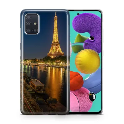 Produktbild von Handyhülle Schutzhülle für Samsung Galaxy A5 (2017) Case Cover Tasche Bumper Etuis TPU, Modell:Samsung Galaxy A5 (2017), Motiv auswählen:Eifelturm