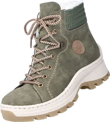 Produktbild von Rieker Damen Stiefelette gefüttert Grün