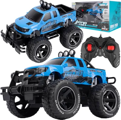 Immagine prodotto di Malplay veicolo fuoristrada telecomandato Jeep Raptor con pilota RC ricaricabile fino a 10km/h 1:14 batteria 500 mAh