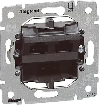 Produktbild von Legrand Creo DATENDOSE UTP RJ45 2-Fach KAT6 775830
