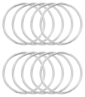 Metallringe 10 Stück 6,9 cm für Makramee und DIY