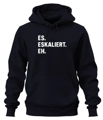 Immagine prodotto di Si sta esagerando in ogni caso, dicendo che è una festa sarcastica JGA Compleanno Felpa con cappuccio unisex, Navy, S