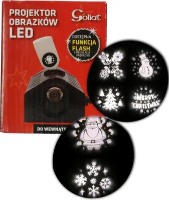 Obrázek produktu pro Vánoční projektor LED se 6 vzory pro venkovní použití