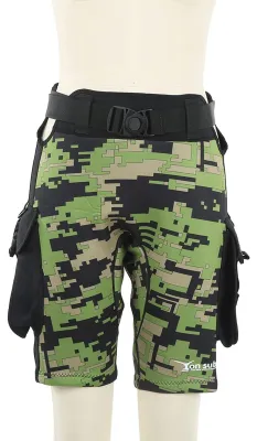 Image de Shorts en néoprène pour hommes - Shorts de plongée - Shorts de surf - Imperméables - Néoprène de 2,5 mm