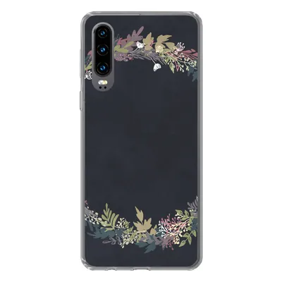 Produktbild von MuchoWow® Handyhülle Schutzhülle Hülle für Huawei P30 Girlande - Pastell - Sommer Silikon Softcase Handy Hülle - Kartenbesitzer