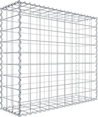 Produktbild von Gabione 100 cm x 90 cm x 30 cm (L x H x T), Maschenweite 10 cm x 10 cm, Spirale