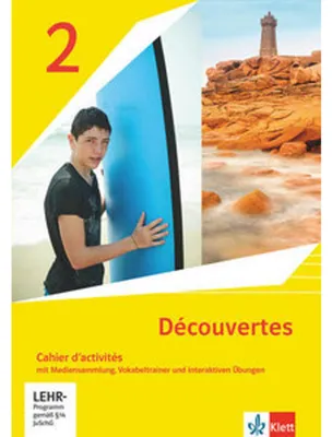 Produktbild von Découvertes 2. Ausgabe 1. oder 2. Fremdsprache. Cahier d'activités mit Mediensammlung, Vokabeltrainer und Übungssoftware 2. Lernjahr
