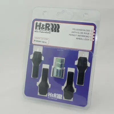 Immagine prodotto di 5 bulloni per ruote H&R M14x1,5 M14 28 mm SW17 19 17+19 mm B1452801KEY4