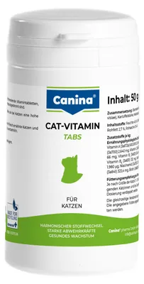 Produktbild von 50 g Canina Cat-Vitamin Tabs Katze