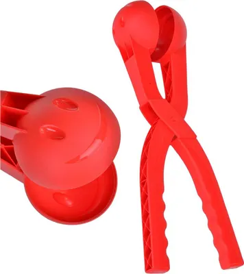 Obrázok produktu pre Snehová guľa - forma na snehové gule, jednodielna, červená