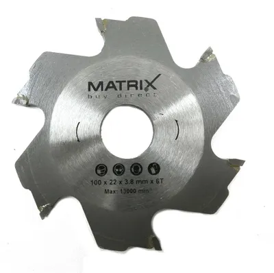 Produktbild von MATRIX Ersatzteil Nutsägeblatt 100 x 22 x 3,8 mm für Flachdübelfräse BJ 850-100-1