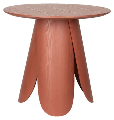 Produktbild von Zuiver Fleur Stehtisch in Rot, 80 x 80 cm, Höhe 74,5 cm – Moderner Design-Tisch