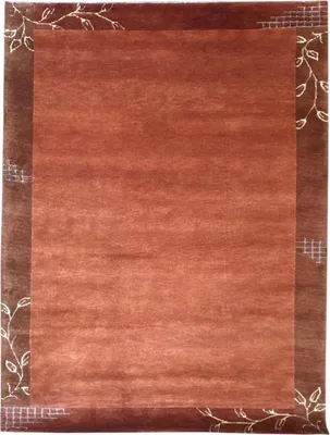 Produktbild von Teppich VENUS NEPAL - HANDGEKNÜPFT | Farbe: Terra; Größe: 250x350 cm | strapazierfähig und leicht zu reinigen | Wohnzimmer | Schlafzimmer