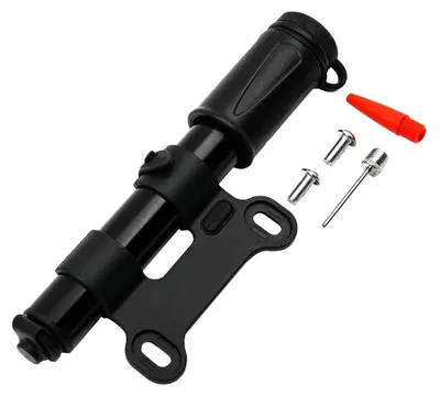 Produktbild von Mini Fahrradpumpe und Basketballpumpe mit flexibler Schlauch