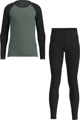 Produktbild von Loeffler Set Cb Transtex® Merino Baselayer-hose Grün 128 cm Jungen Grün 128 cm