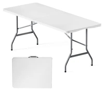 Image de Table de camping pliante - Idéale pour les pique-niques et les fêtes