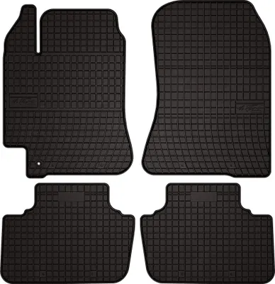 Image de Tapis de sol voiture en caoutchouc pour Lexus IS I (1998-2005, berline) Noir, lot de 4 pièces, fixations