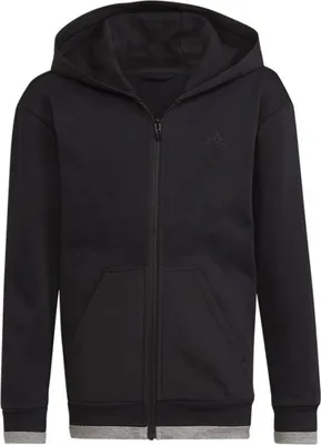 Image de Adidas Sweats Fleece Fullzip Hoody JR, HN6182, Pointure: 147