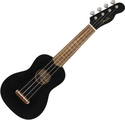 Zdjęcie produktu dla Fender Venice WN BK Black Ukulele sopranowe