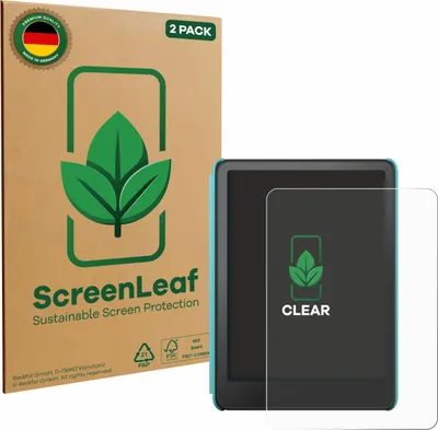 Produktbild von 2x ScreenLeaf Schutzfolie für Amazon Kindle Colorsoft Kids Displayschutz Display Schutz Folie Klar Transparent
