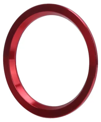 Zdjęcie produktu dla Pokrywa pierścienia przycisku start/stop silnika, wykończenie ze stopu aluminium, kolor czerwony, zamiennik do modeli A4, A5, A6, Q5 z lat 2009–2018