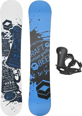 Produktbild von FTWO Set Snowboard TNT Blau 143cm mit Pipe Bindung M