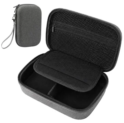 Obrázek produktu pro Organizér kabelů taška na kabely - 12 x 20 x 6,5 cm - Šedá - Pro cestování a elektroniku